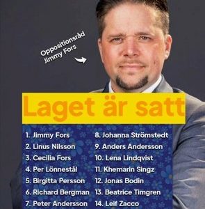 Listan till Kommunfullmäktigevalet är satt!