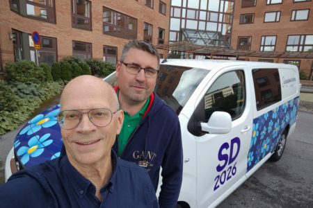 SD Haninge rullar ut kampanjbussen – vi ligger före!