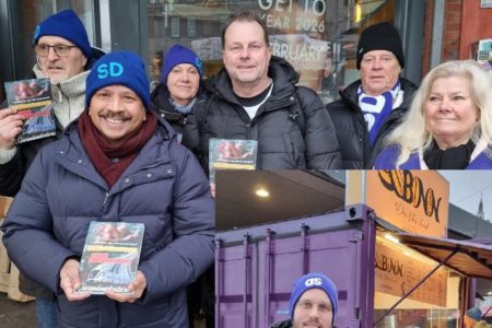 Staden kampanjar med länet